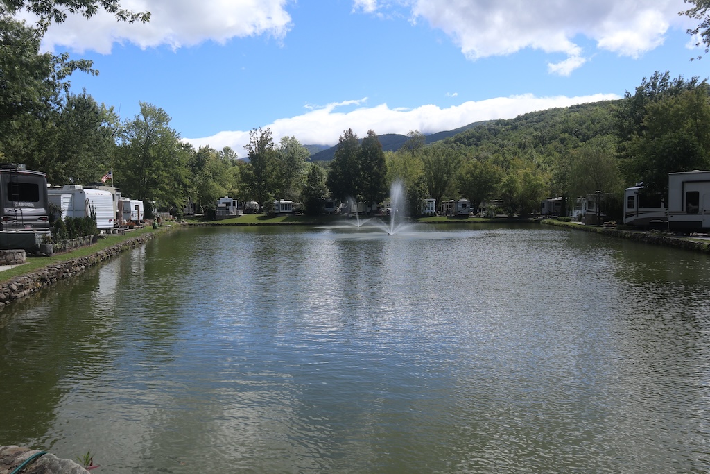 Outdoor Resorts at Gatlinburg catch and release pond