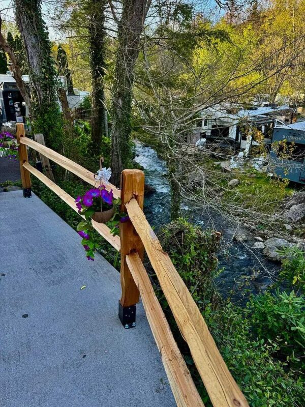 Creekside site overlooking Webb Creek